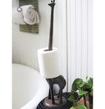 Cast Iron Giraffe Paper Towel Holder