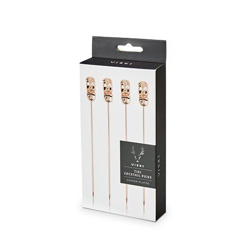 "Tiki" Cocktail Picks (Set of 4)