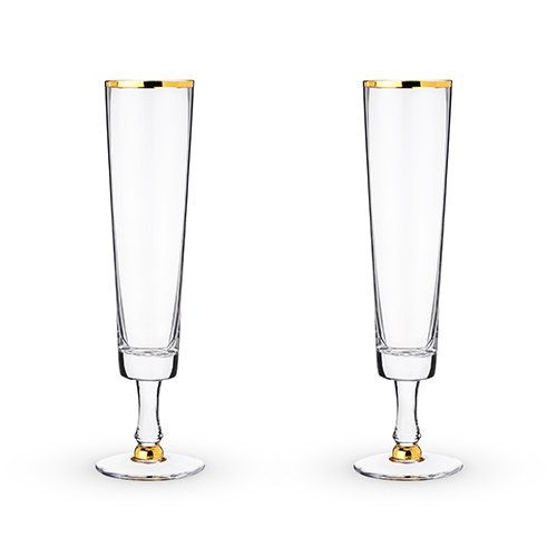 "Wedding" Champagne Flutes (Set of 2)