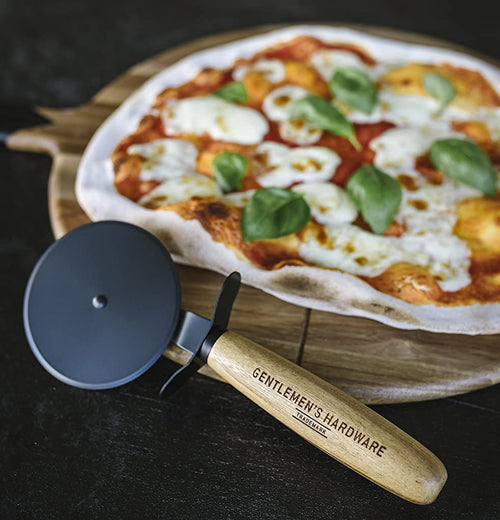 Pizza Cutter and Serving Board
