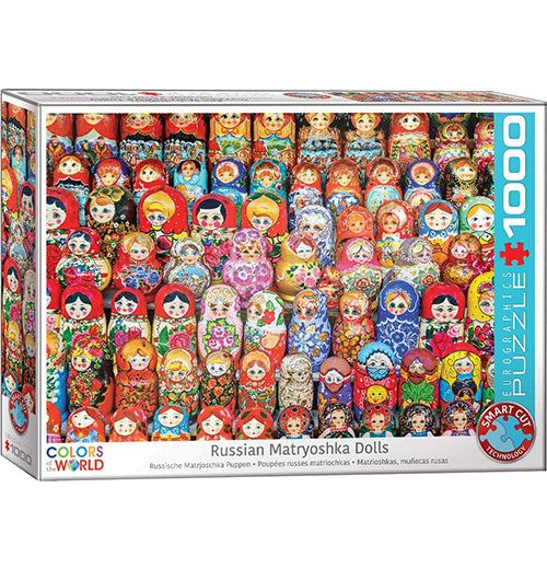 Russian Matryoshka Dolls 1000-Piece Puzzle