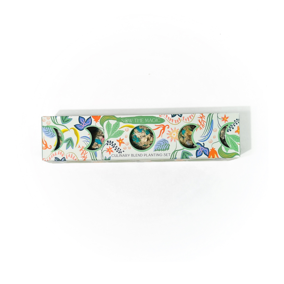 Moon Phase Culinary Parsley and Basil Seed Balls