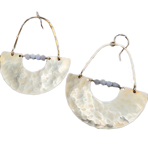 Handmade New Moon Earrings