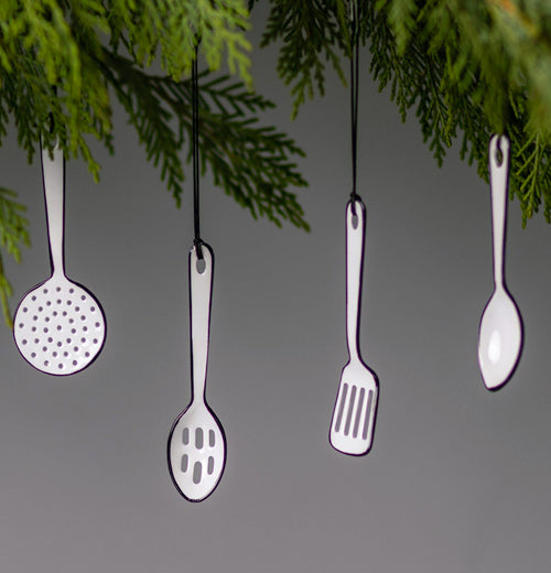 Be Home Outline Enamel Slotted Spoon - Thumbnail 2