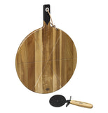 Pizza Cutter and Serving Board