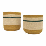 Seagrass Striped Baskets