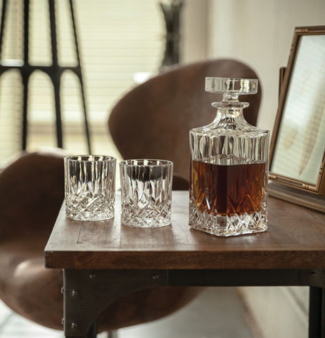 "Admiral"  3-Piece Decanter & Tumbler Set