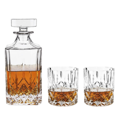 "Admiral"  3-Piece Decanter & Tumbler Set