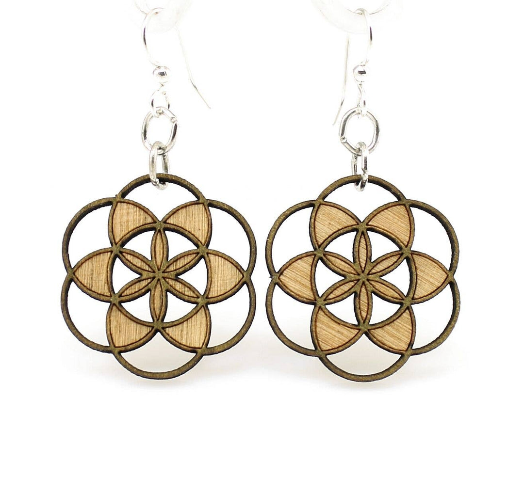Seed of Life Blossoms Earrings: Assorted