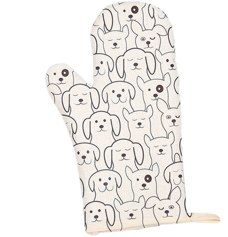 Dogs Oven Mitt