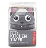 a Kitty kitchen Timer with a cats face inside its packaging.
