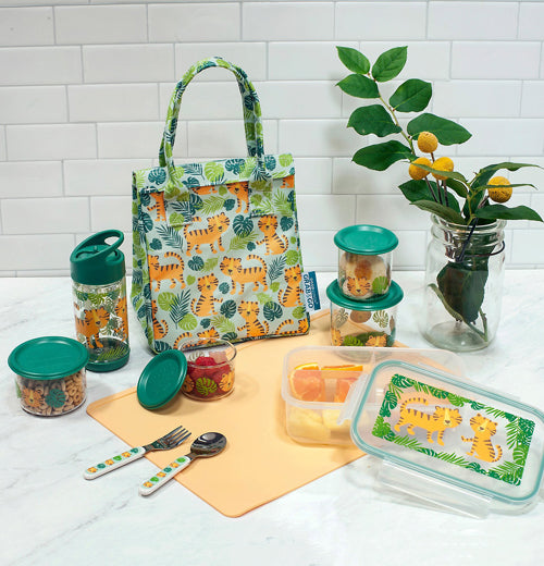 Snack Containers, Large (Set of 2) "Tiger"