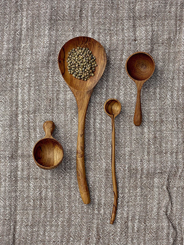 Hand Carved Teak Wood Spoon