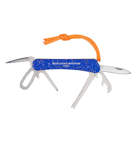 The blue "Marine" Multi-Tool is unfolded with 6 tools displayed.
