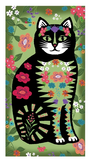 "Flower Power Cat" Matchbox