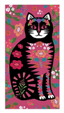 "Flower Power Cat" Matchbox