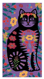 "Flower Power Cat" Matchbox
