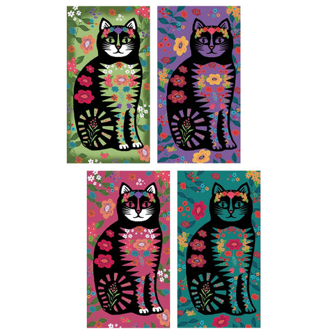 "Flower Power Cat" Matchbox