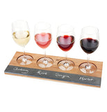 Acacia Wood Wine Flight Board