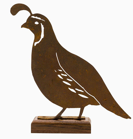 Rusty Bird "Male California Quail"