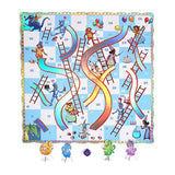 "Slips And Ladders Dragons" Board Game