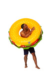 Giant Cheeseburger Pool Float