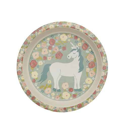 Bamboo Mini Plate "Unicorn"