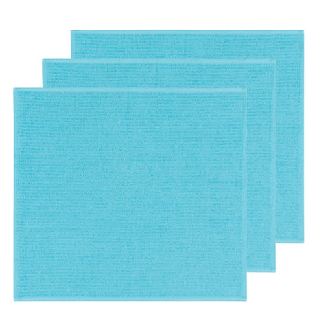 These are 3 blue Barmop dish towels.