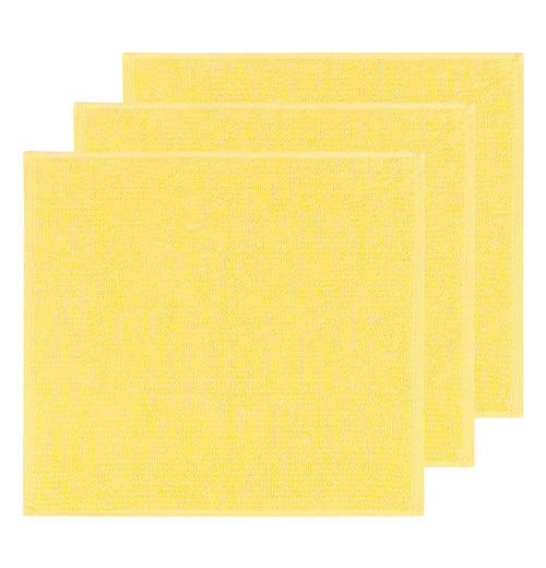 These are 3 yellow barmop dishtowels.