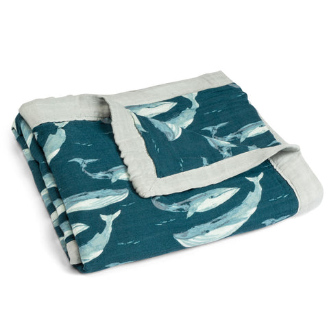 "Blue Whale" Big Lovely Blanket