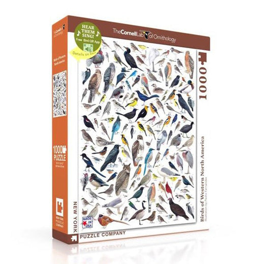 Birds of Western North America 1000-Piece Puzzle