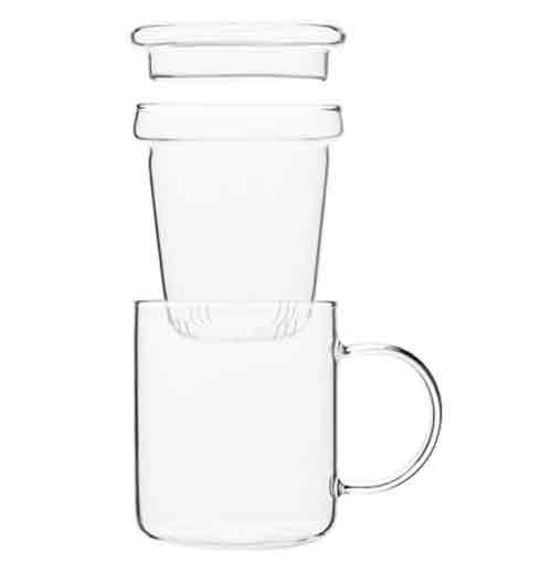 Blake Glass Tea Infuser Mug