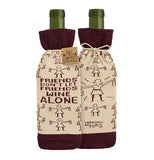 Bottle Cover "Wine Alone"