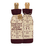 Bottle Cover "Wine Alone"