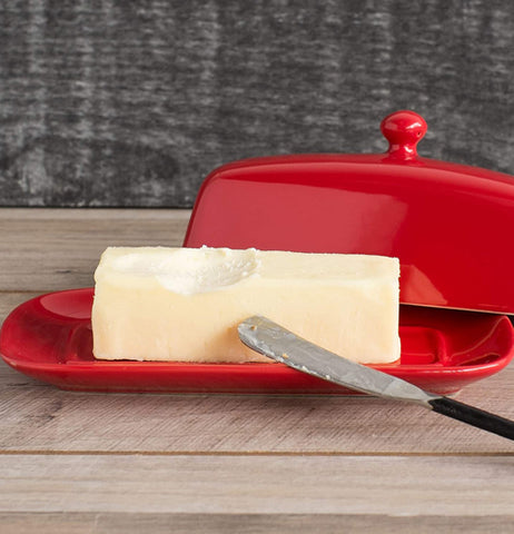 Butter Dish, Ceramic