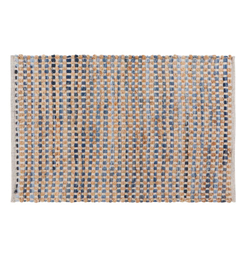 "Grid" Chindi Cotton Rug