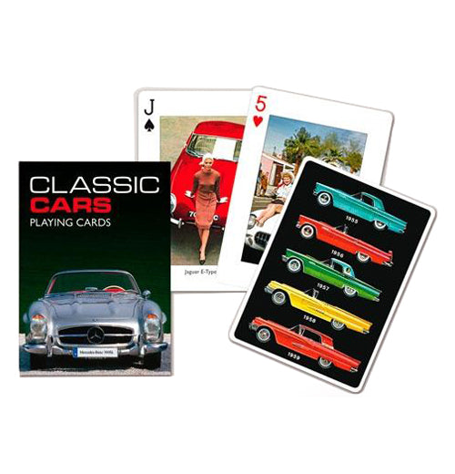 Classic Cars Single Deck Playing Cards