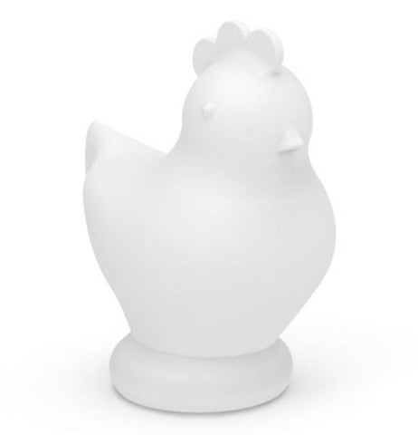 White chicken shaped egg seperator