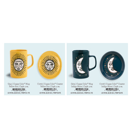 Cuppa Color Mug, "Yellow Sun"