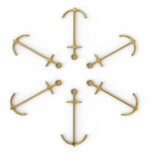 Cocktail Picks "Anchored"