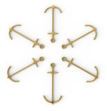 Cocktail Picks "Anchored"