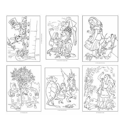 Coloring Book "Alice in Wonderland"