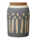 Stoneware Canister w/ Cork Lid