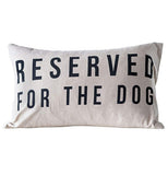 Reserved for the Pet Cotton Pillow