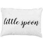 Cotton Pillows "Little Spoon" and "Big Spoon"