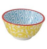 Stoneware Hand-Stamped Pinch Bowl