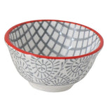Stoneware Hand-Stamped Pinch Bowl