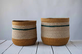 Seagrass Striped Baskets