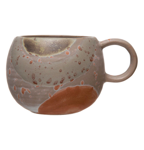 Stoneware Mug With Reactive Glaze