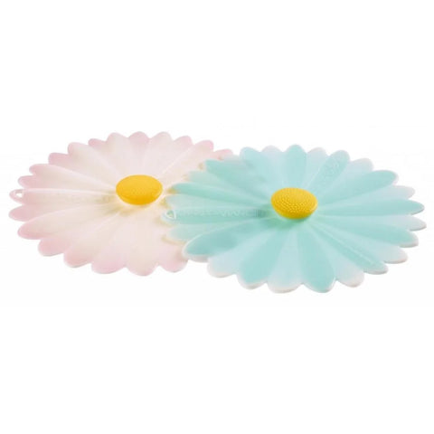Daisy Silicone Drink Covers Set of 2